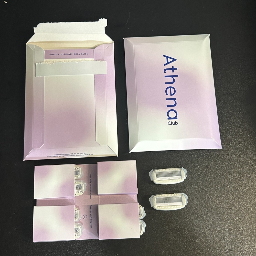 Athena Club Razor Blade Refills 8-Pack (2) Stay Smooth Women's Shave